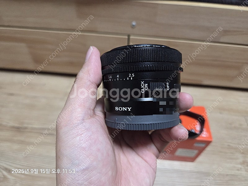 소니 40g 40mm f2.5 하오게후드--5