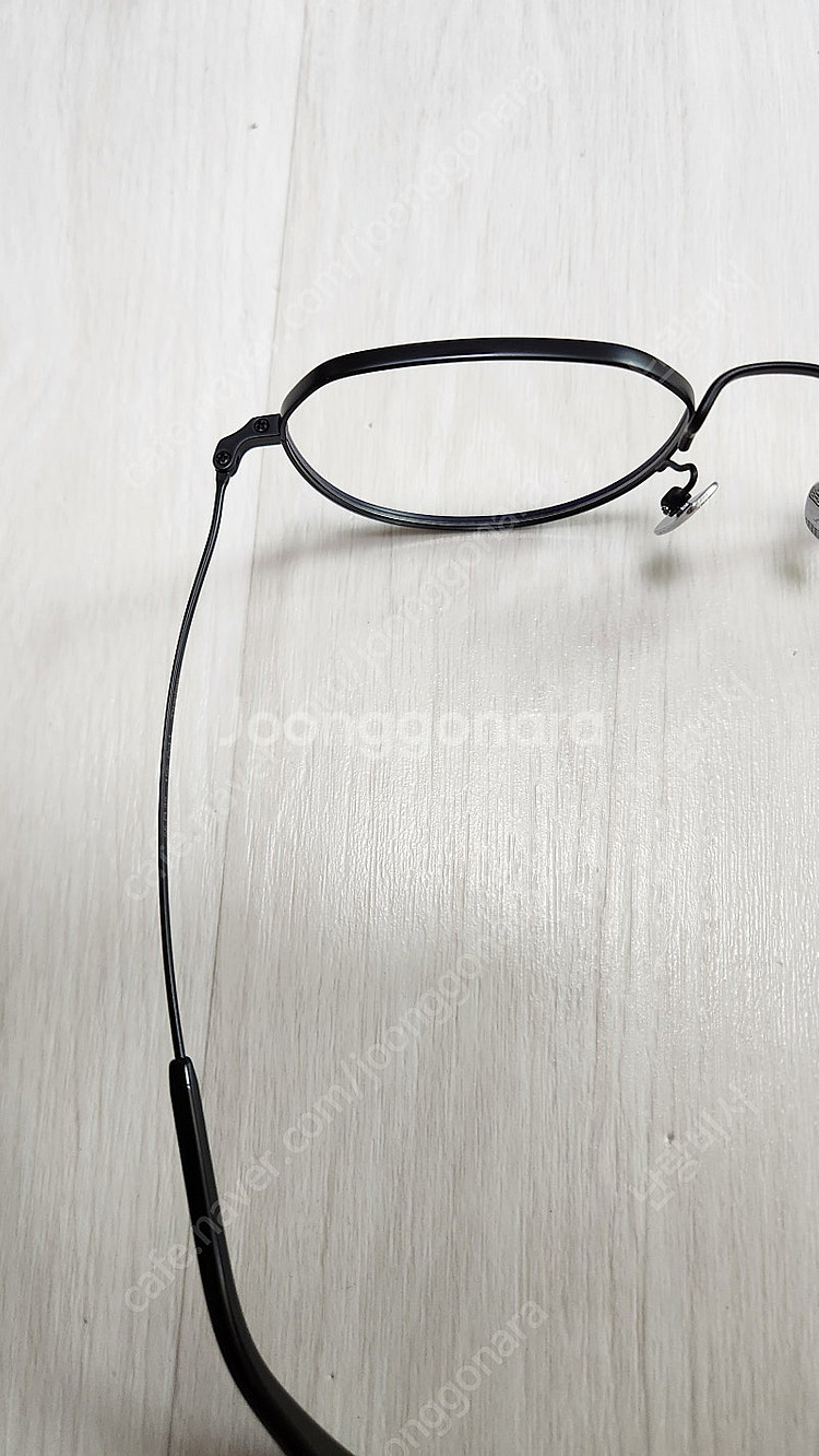 애쉬크로프트 휴즈3 매트블랙 빅사이즈 티타늄 초경량 안경테--0