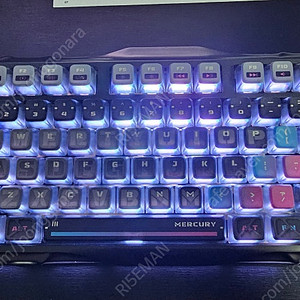 그라바스타 머큐리 K1 Pro 게이밍키보드+팜레스트+코일에비에이터+키캡풀러 판매합니다.