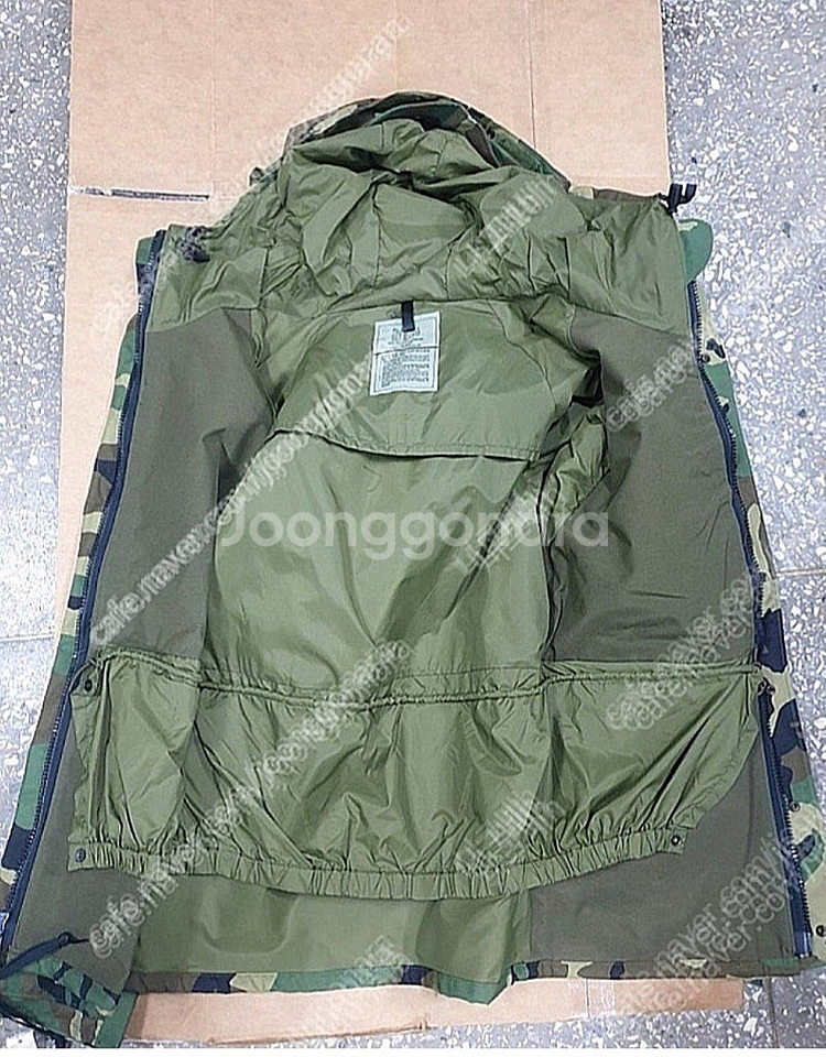 미군 정품 1세대 우드랜드 고어텍스파카 스몰롱--2