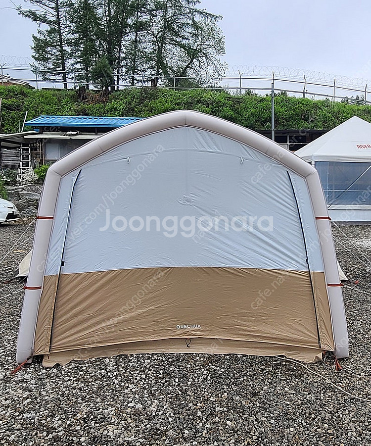 데카트론 에어텐트4.2+에어쉘터 팝니다.--1