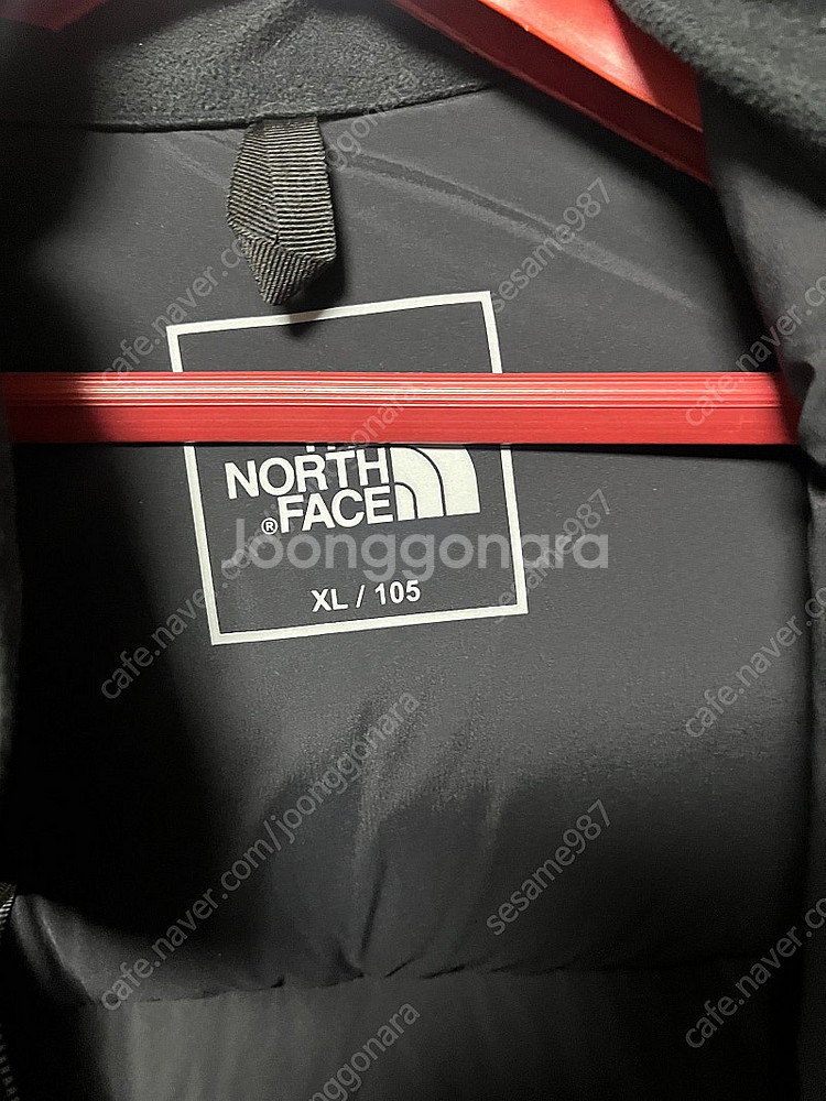 노스페이스 클라우드 눕시 XL 105 블랙 판매합니다--3