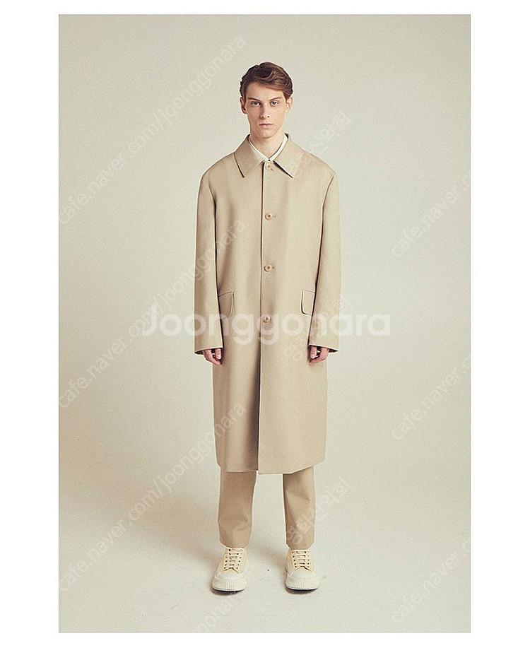 쿠어 coor 울 싱글 가을코트 봄가을 코트 AAA--7