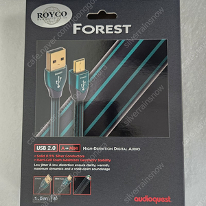 오디오퀘스트 USB 케이블 판매