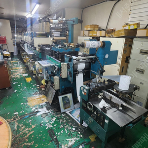 로타리 6도 라벨 인쇄기(히카리) 판매합니다