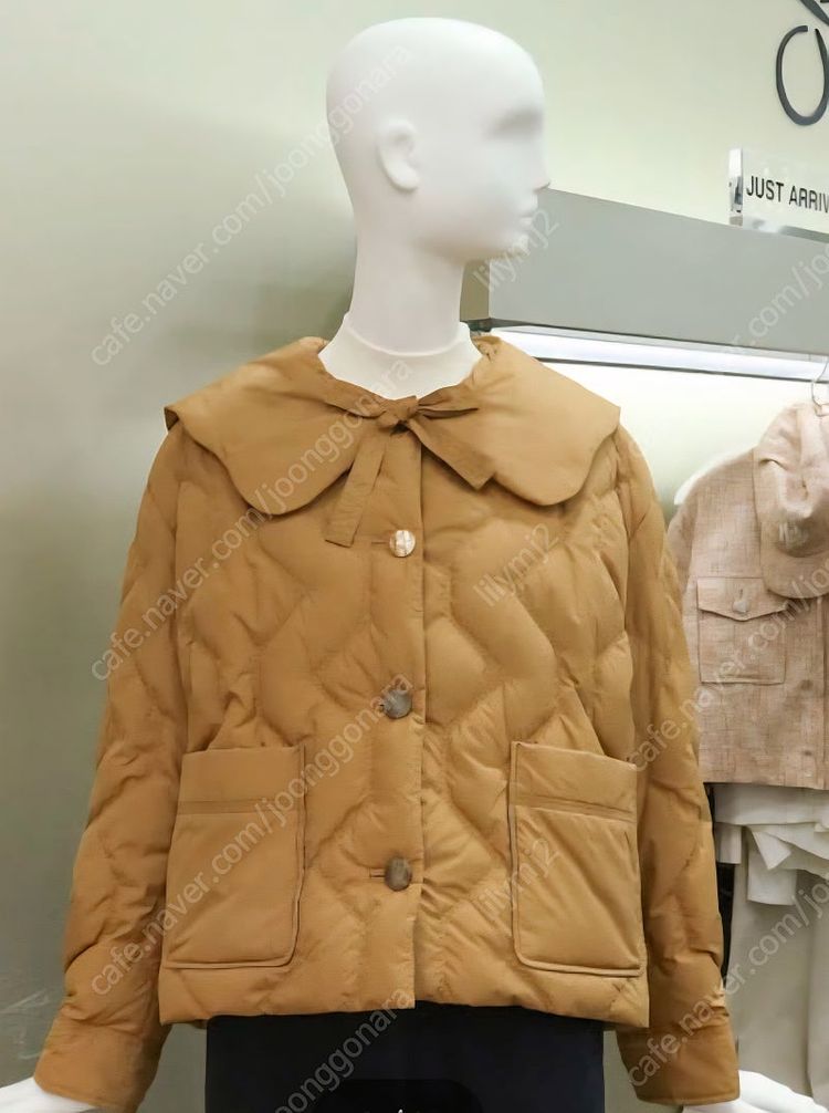 오즈세컨 구스다운 퀼팅 자켓--2