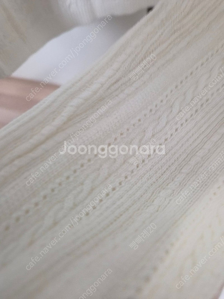 더캐시미어 케이블 아일렛 니트 가디건 판매합니다.(한섬 타임 마인 랑방 시스템)--5