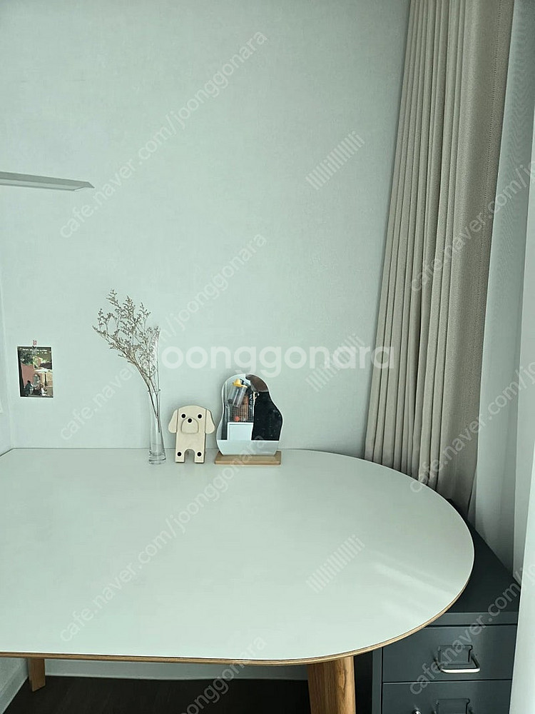 (거의새것) 오노홈 반원식탁--0