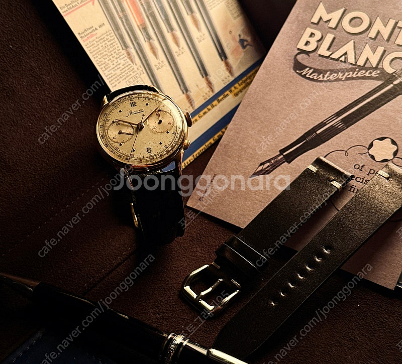 미네르바 Ch 13-20 금통 수동 크로노그래프 빈티지 팝니다. 파텍필립, 바쉐론 콘스탄틴--5