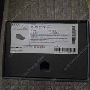 에코 Ecco m golf biom hybrid 남성골프화 255~260mm