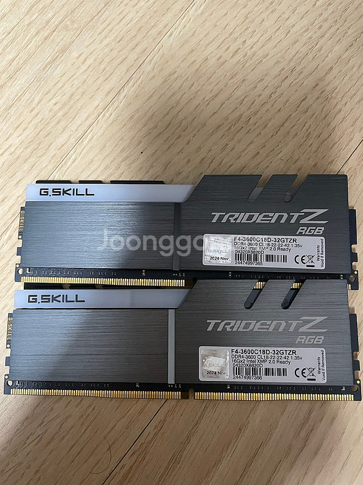 지스킬 ddr4 3600 32g 팝니다 택포--0