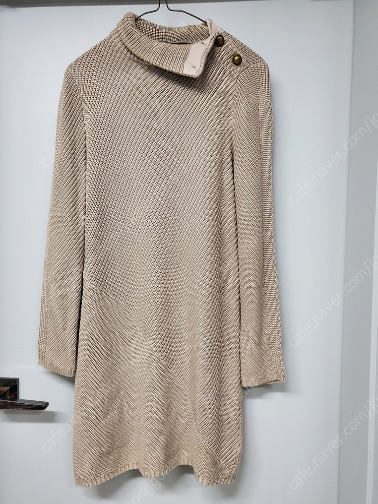 인하] 정품 토리버치 터틀넥 니트 원피스--1