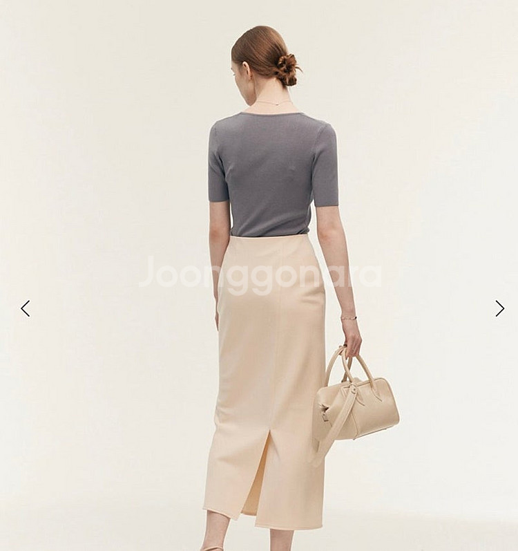 [새상품] SIE 시에 데이 레브 슬릿 스커트/유메르--3