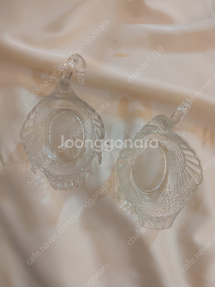 영국 투명 백조 보관함 보석함--3