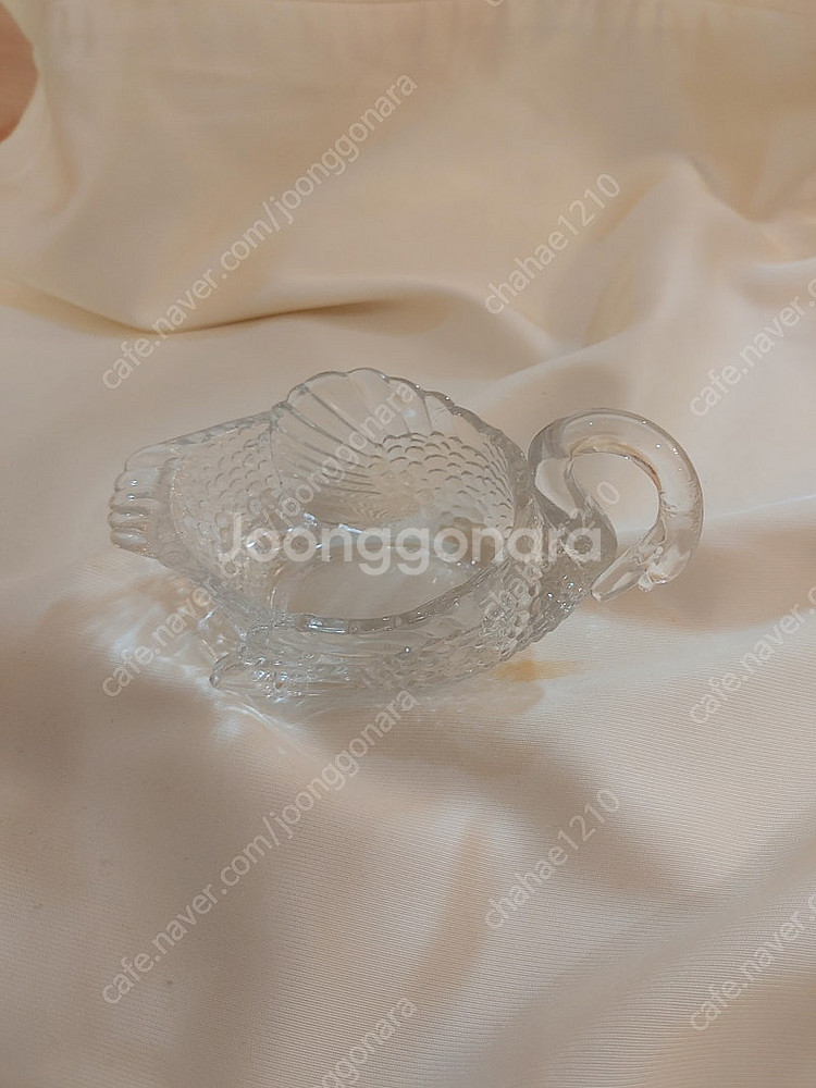 영국 투명 백조 보관함 보석함--4