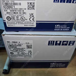 PLC자재 팝니다 새상품 XGK-CPUE 1대, XBC-DR64H-A 1대 박스미개봉