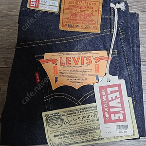 리바이스 LVC 1954 501 리지드 W32L32 사이즈 팝니다.