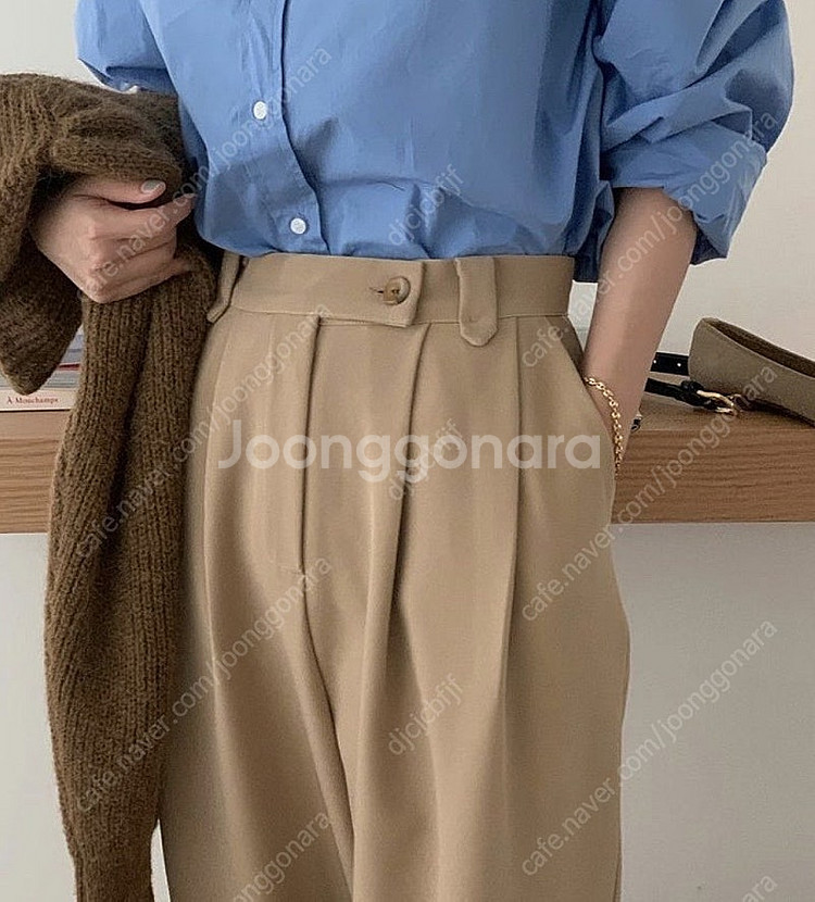 위드아웃썸머 리오슬랙스 베이지 S--0