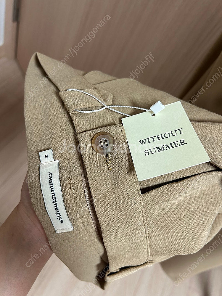 위드아웃썸머 리오슬랙스 베이지 S--3