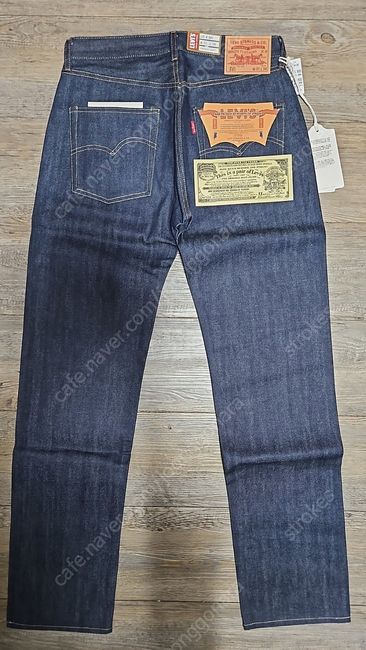 리바이스 LVC 1966 501 리지드 W31L34 사이즈 팝니다.--5