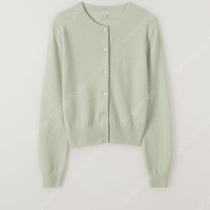 시에 sie 메이 울 라운드 가디건 애플민트 s