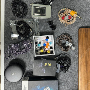 차이파이 이어폰 4종 + 커스텀 케이블 + 꼬다리