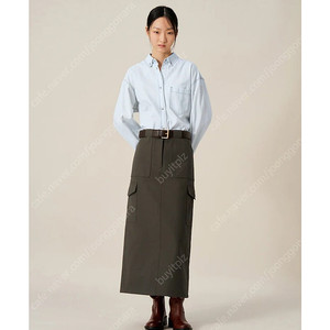 디애퍼쳐 The aperture 20s Walter Skirt Khaki (M)