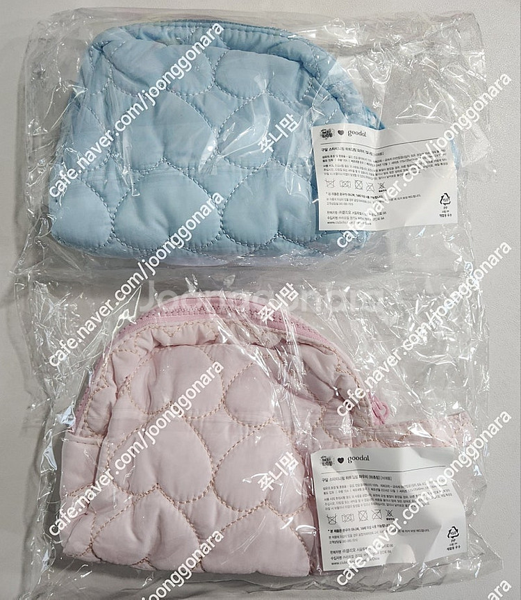 캐치티니핑 티니핑 파우치키링 하츄핑 빛나핑 지갑 키링 파우치 하트퀼팅 올리브영 구달--1