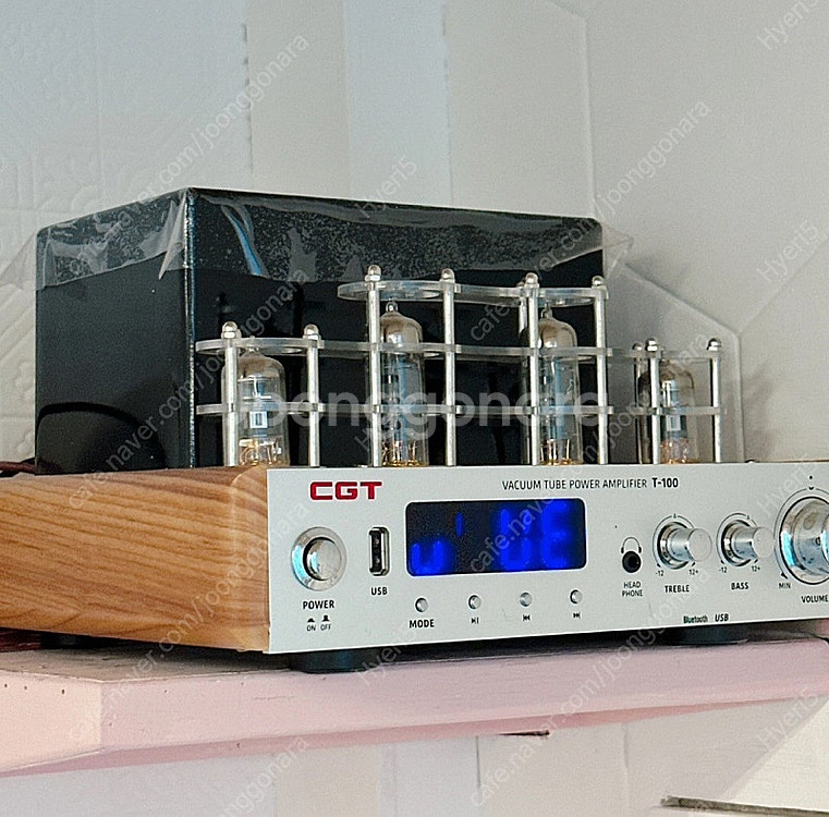 씨지텍 CGT 진공관 앰프 T-100 + CGT 스피커...--0