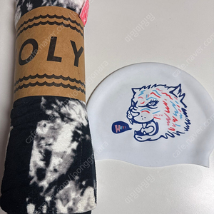 졸린 수모 및 타올