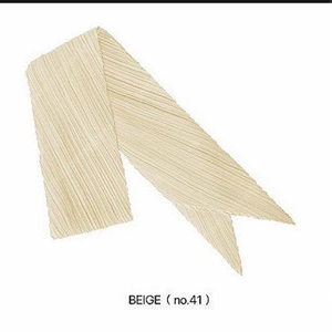 플리츠플리츠 스카프 베이지 새상품