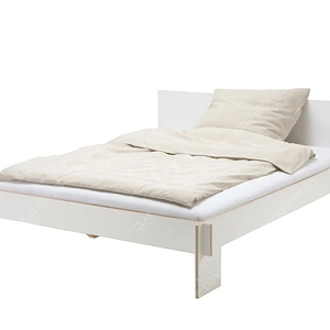 무어만 침대 프레임 화이트 (1600)