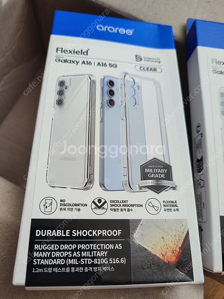 갤럭시 A16 투명 케이스 3개 (미사용)--3