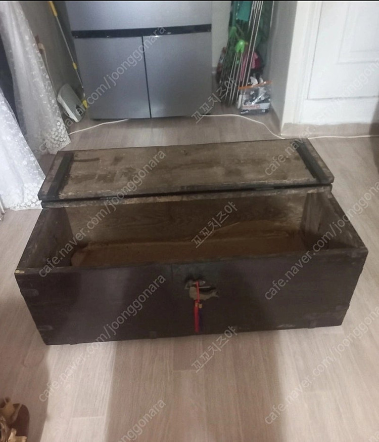 빈티지 고가구 궤짝 이불궤 수납함 이미지