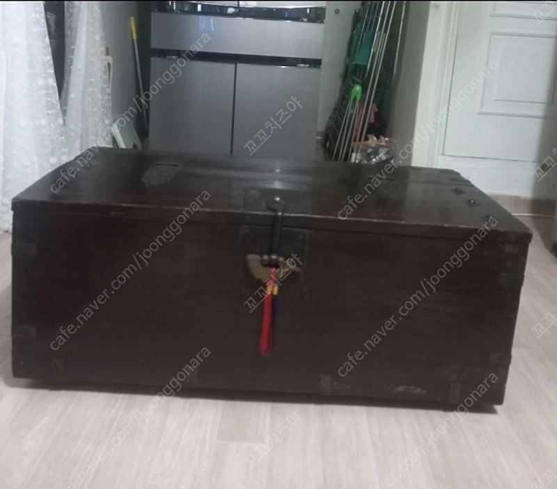 빈티지 고가구 궤짝 이불궤 수납함 이미지