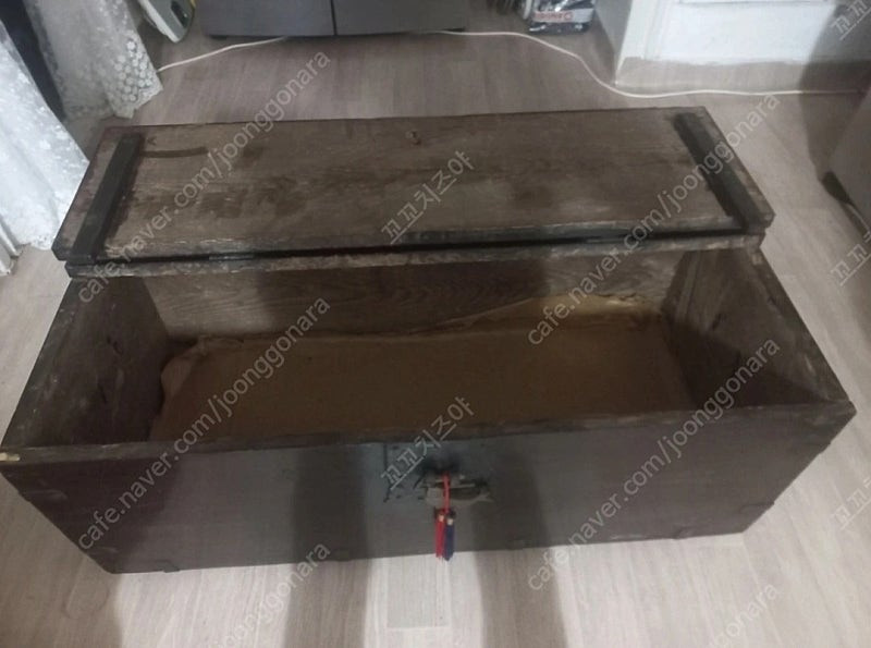 빈티지 고가구 궤짝 이불궤 수납함 이미지