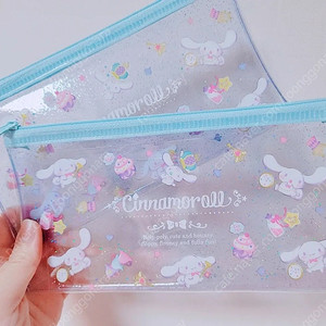산리오 파우치 시나모롤 키티 투명 파우치 필통 반짝이 펜케이스 마이멜로디 클리어 파우치 키티 폼폼푸린 펜케이스