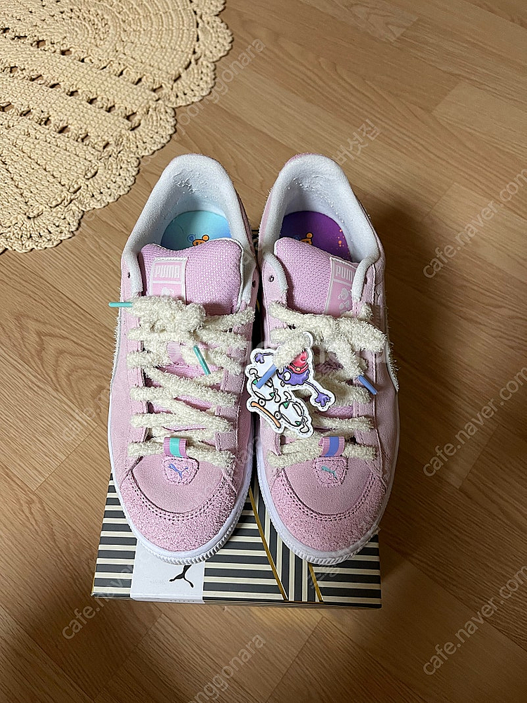푸마 벤자민 스웨이드 핑크 라벤더 270--0