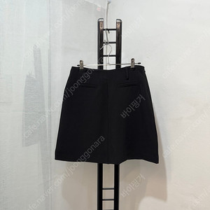 (M)제너럴아이디어 플리츠 블랙스커트 블랙치마 3629