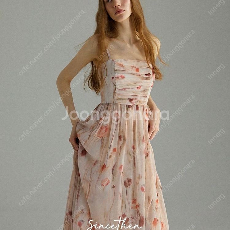 M사이즈)신스덴 로지핑크 플로랄 롱원피스 여름휴양지셔링나시원피스 르니나그레이스유에스블랑사틴밀크코코아쎄무아듀비키니밴더...--0