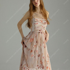 M사이즈)신스덴 로지핑크 플로랄 롱원피스 여름휴양지셔링나시원피스 르니나그레이스유에스블랑사틴밀크코코아쎄무아듀비키니밴더가니송