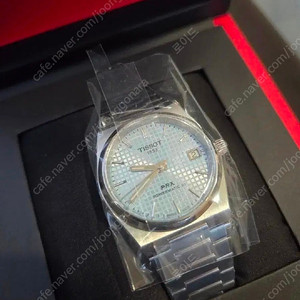 티쏘 PRX 파워매틱 80 35mm 아이스블루 새상품
