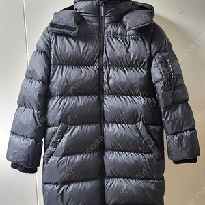 버버리 키즈 칠드런 블랙 롱패딩 8Y