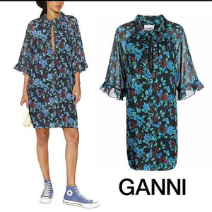 무배)가니GANNI 플라워 원피스