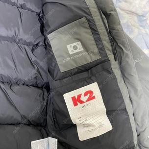 K2 코볼드 라이트 다크그레이 패딩 판매 이미지