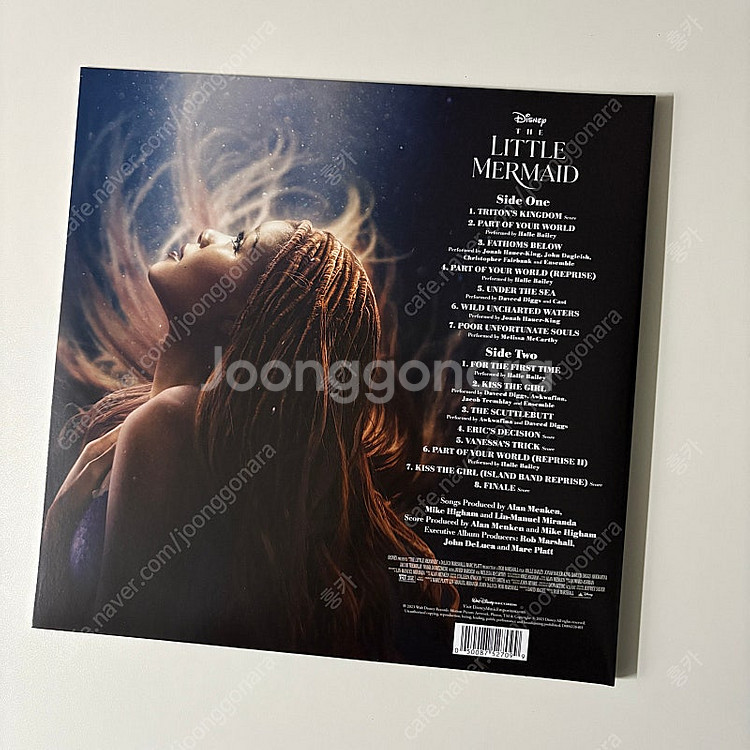 디즈니 인어공주 실사 영화 LP 한정판 컬러--1
