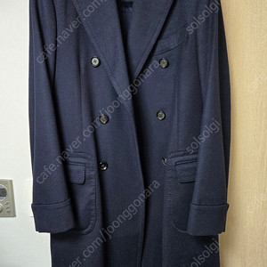 링자켓 울캐시미어 네이비 폴로코트 50size