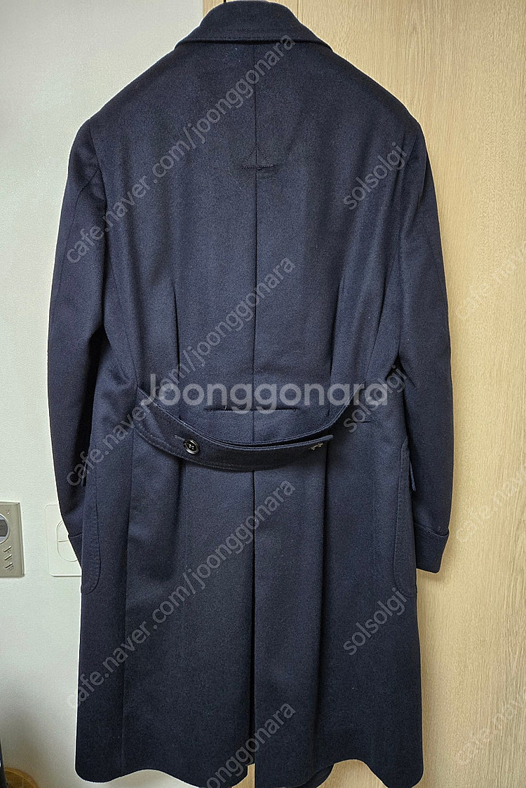 링자켓 울캐시미어 네이비 폴로코트 50size--1