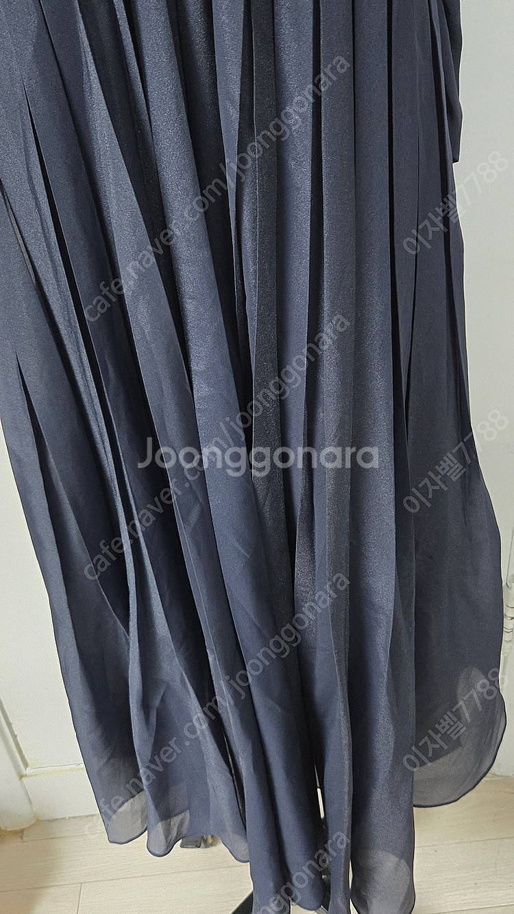 무배)한섬 오브제 플리츠원피스--3