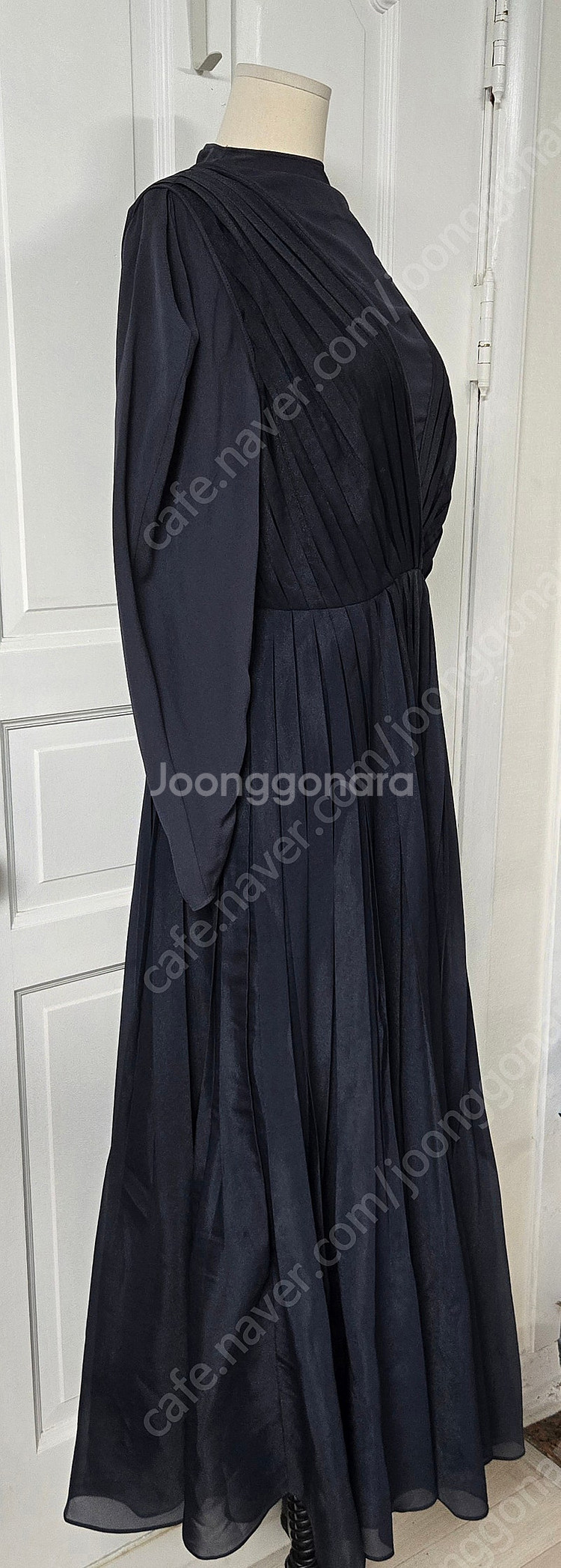 무배)한섬 오브제 플리츠원피스--4